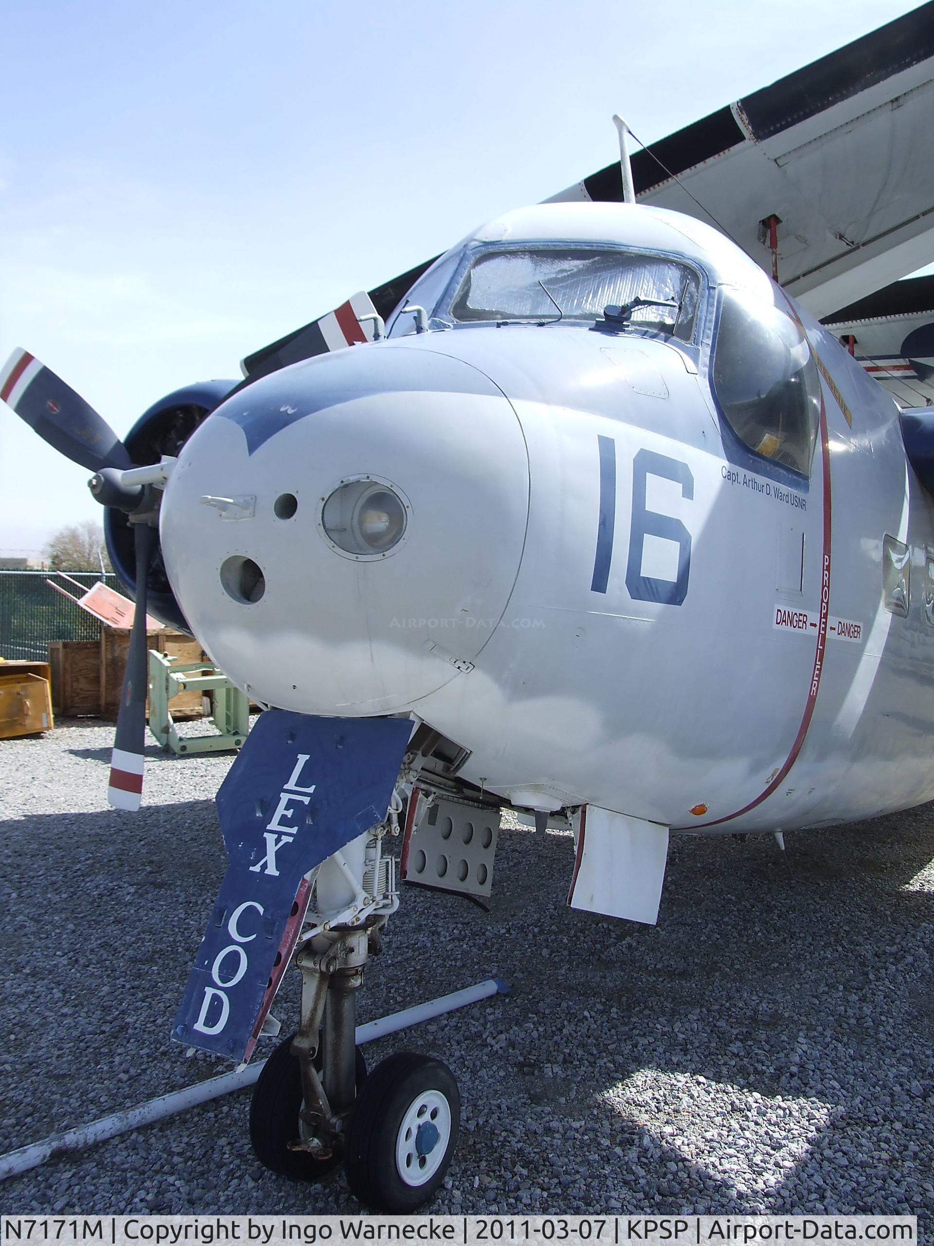 N7171M, Grumman C-1A Trader C/N G-96-78, Grumman C-1A Trader at the Palm Springs Air Museum, Palm Springs CA