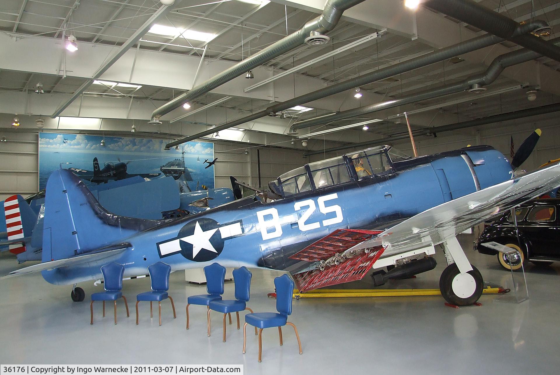 36176, Douglas SBD-5 Dauntless C/N 4815, Douglas SBD-5 Dauntless at the Palm Springs Air Museum, Palm Springs CA