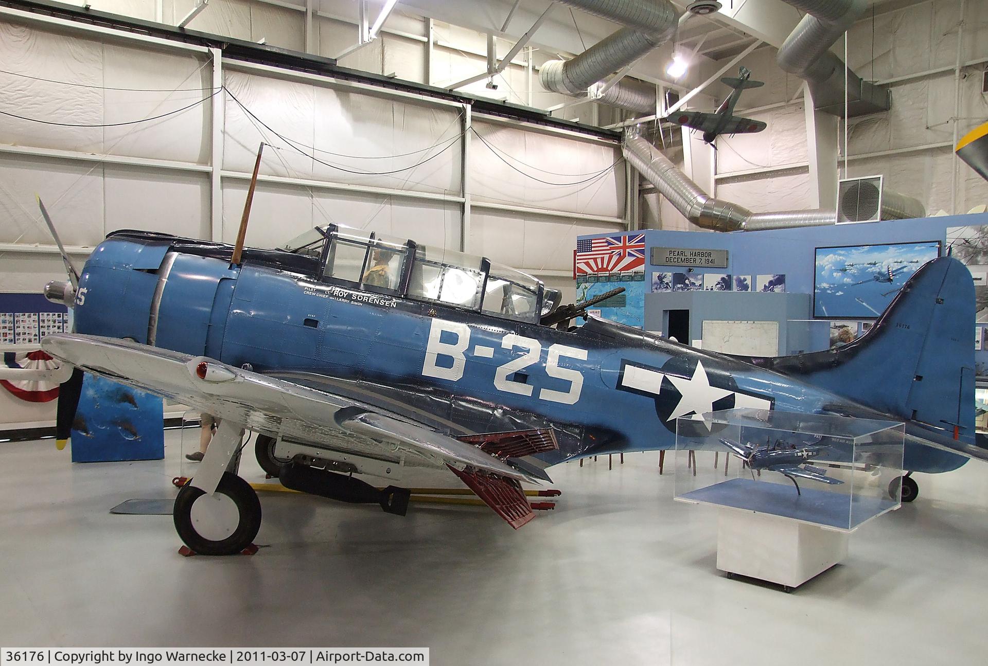 36176, Douglas SBD-5 Dauntless C/N 4815, Douglas SBD-5 Dauntless at the Palm Springs Air Museum, Palm Springs CA