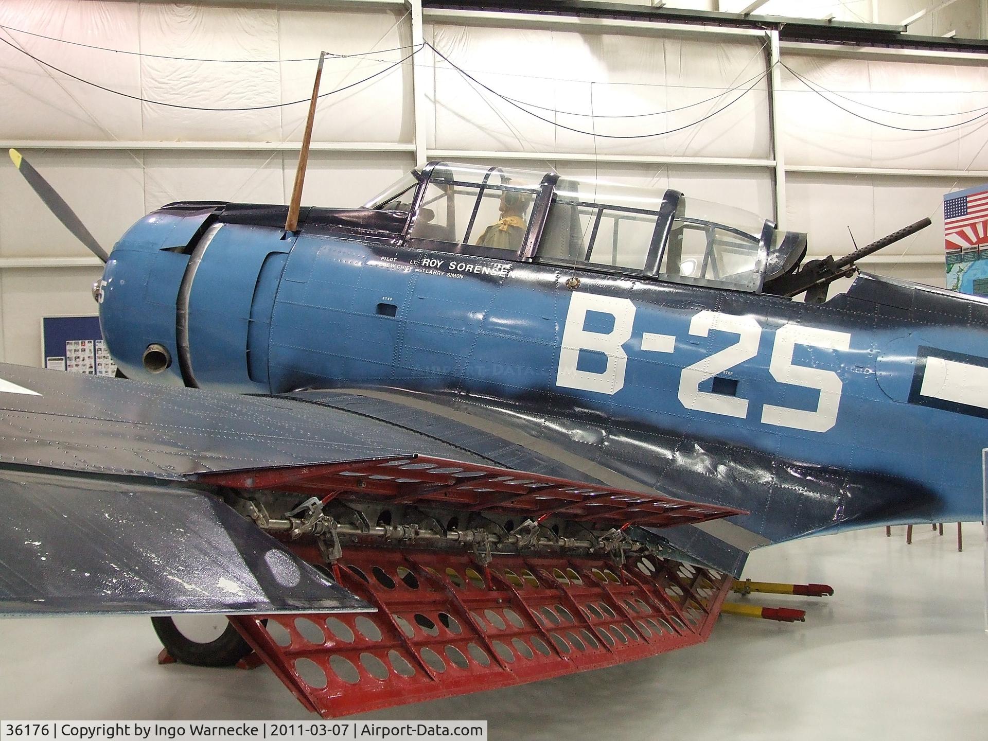 36176, Douglas SBD-5 Dauntless C/N 4815, Douglas SBD-5 Dauntless at the Palm Springs Air Museum, Palm Springs CA