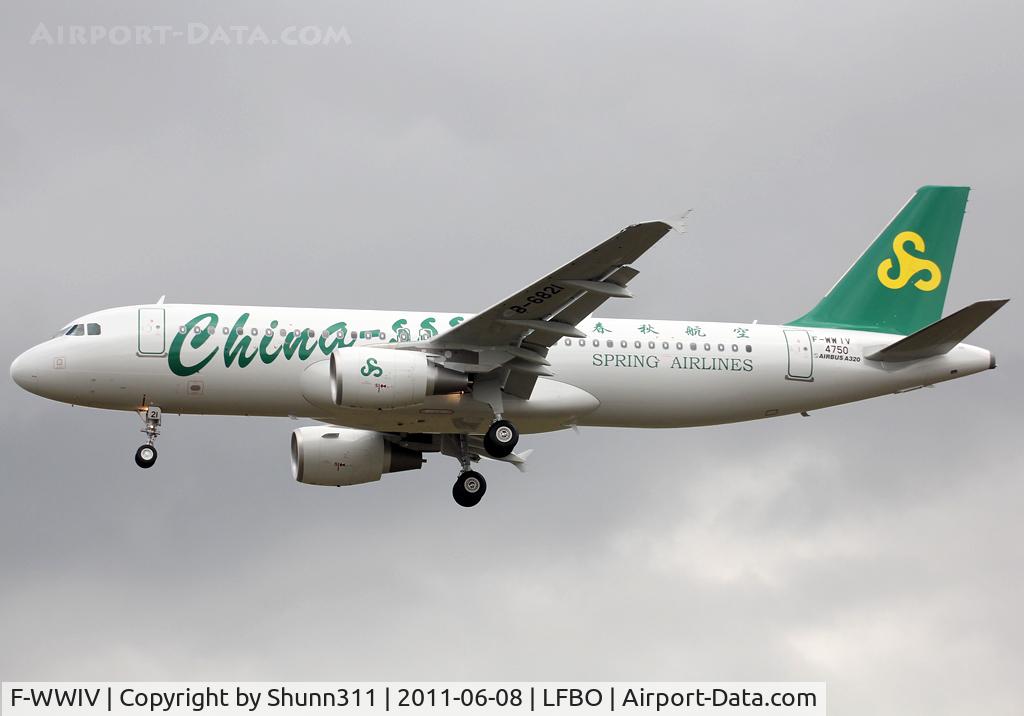 F-WWIV, 2011 Airbus A320-214 C/N 4750, C/n 4750 - To be B-6821