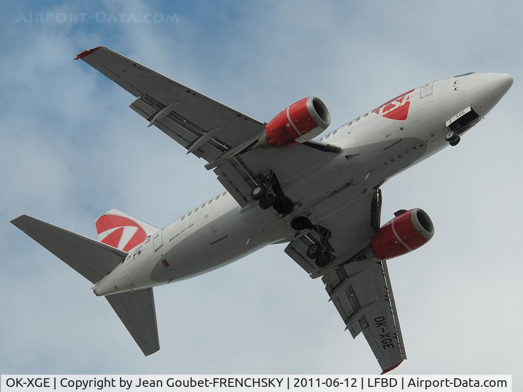 OK-XGE, 1992 Boeing 737-55S C/N 26543, CSA landing 23