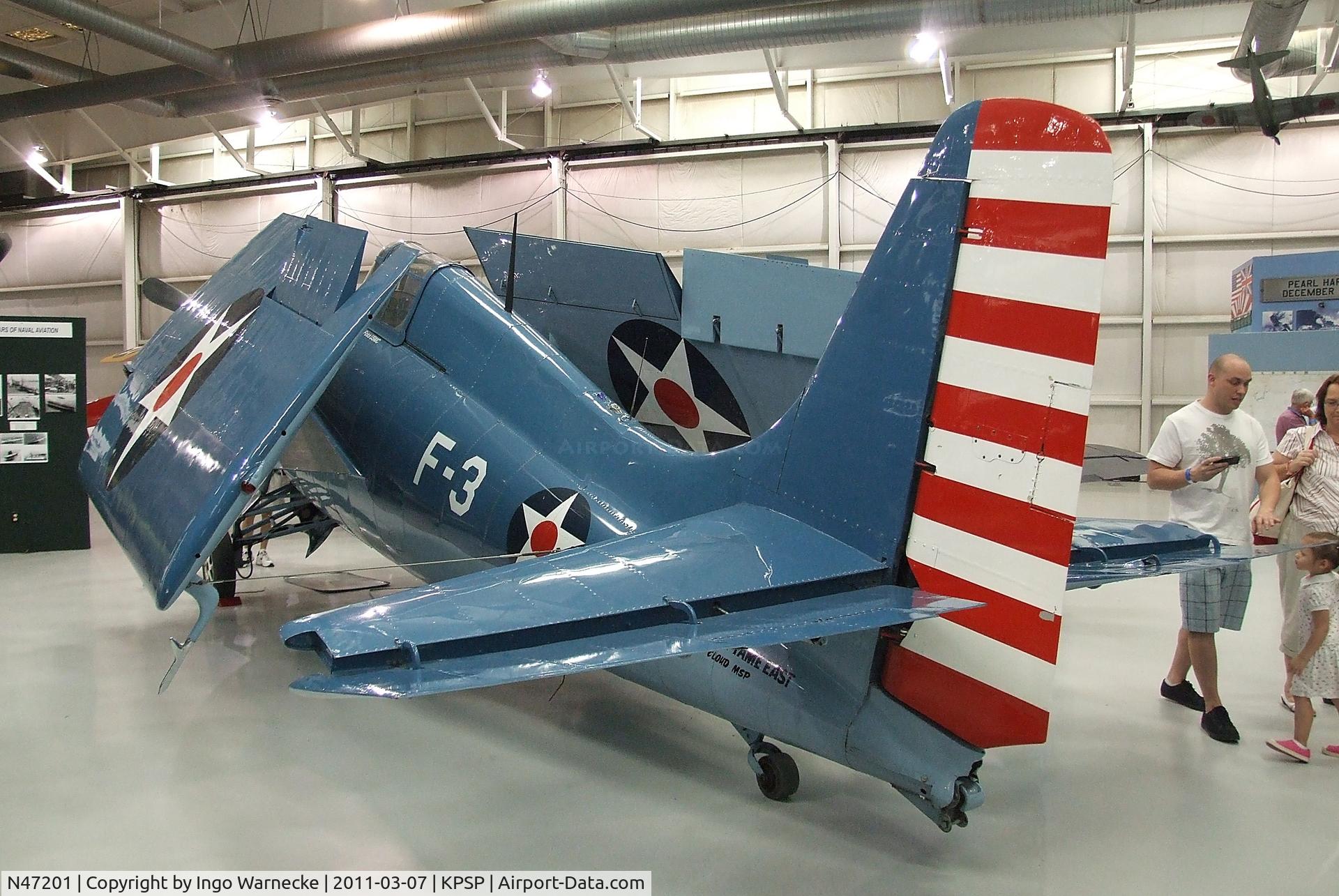 N47201, 1944 General Motors (Grumman) FM-2 Wildcat C/N 3268, Grumman (General Motors) FM-2 (F4F) Wildcat at the Palm Springs Air Museum, Palm Springs CA