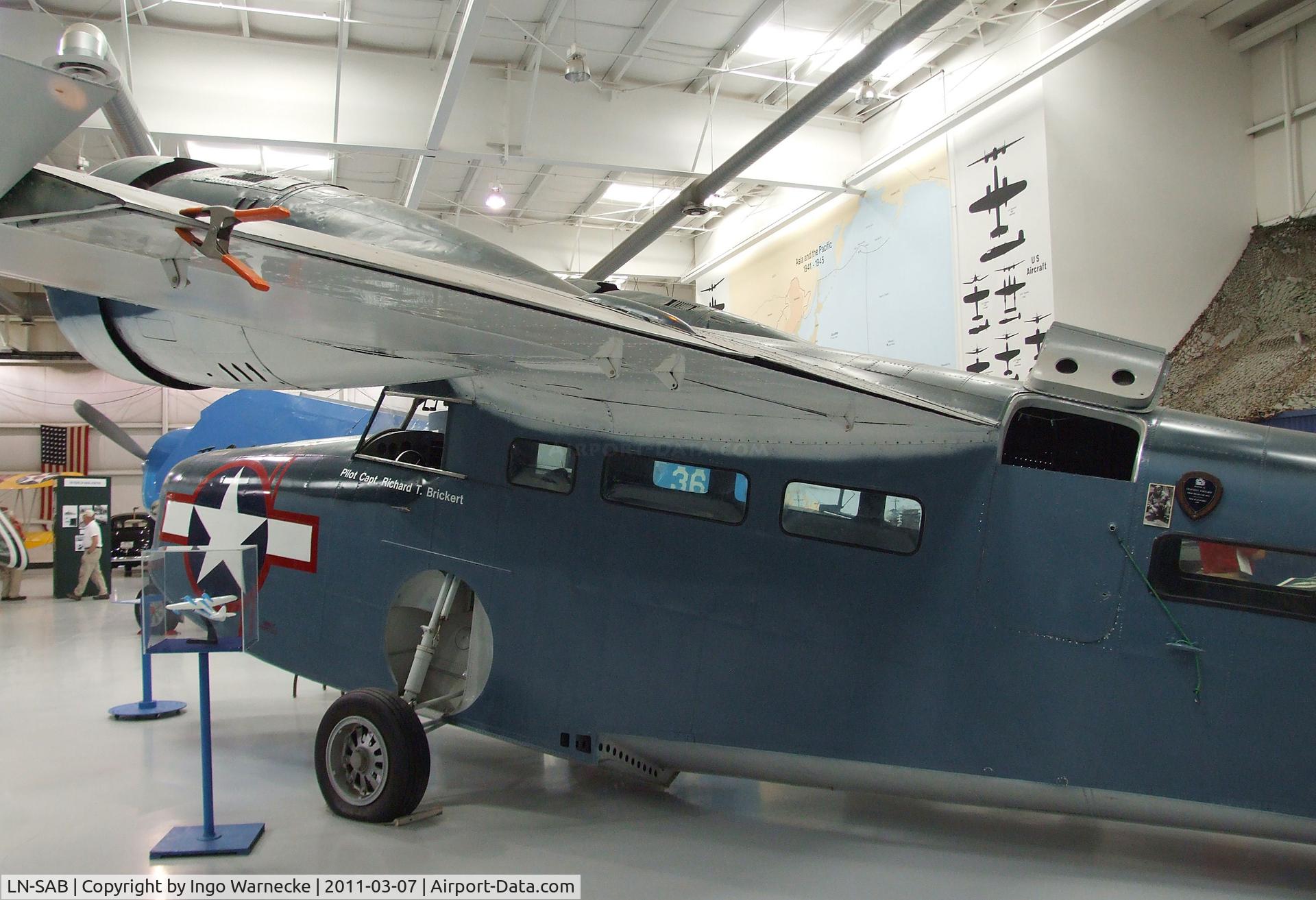 LN-SAB, Grumman JRF-2 Goose C/N 1134, Grumman G-21 (JRF-2) Goose at the Palm Springs Air Museum, Palm Springs CA