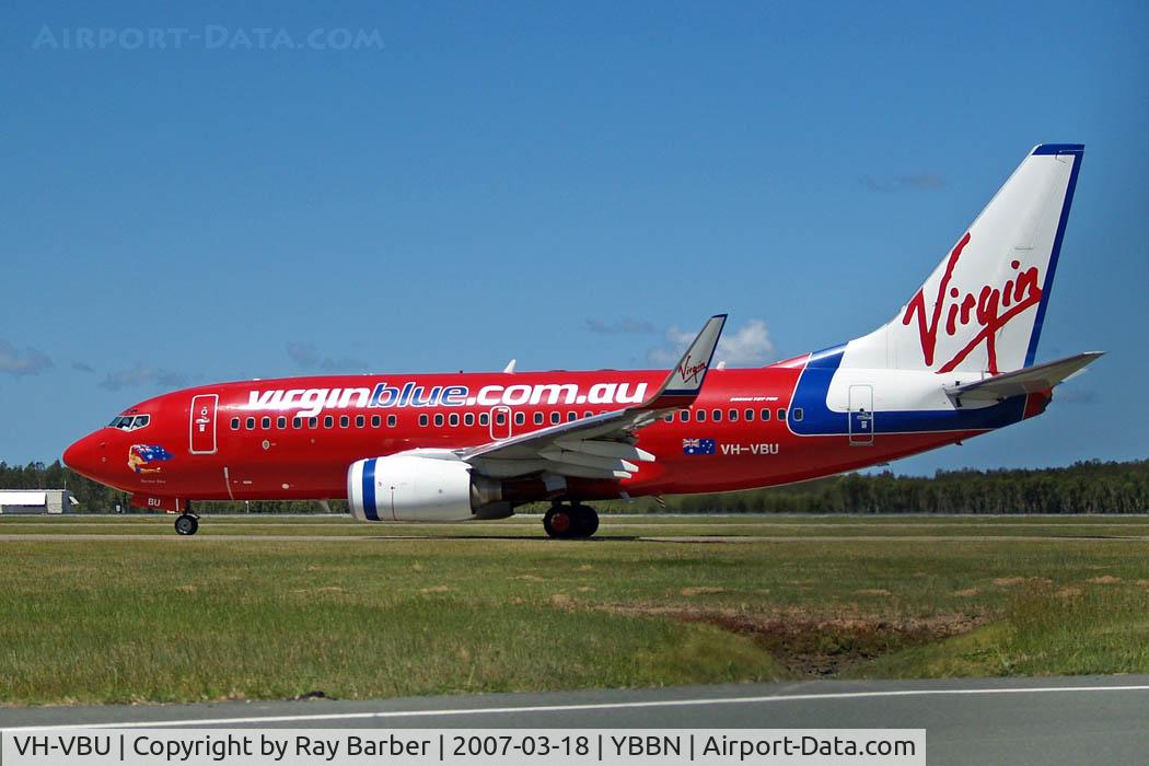 VH-VBU, 2003 Boeing 737-76Q C/N 30288, Boeing 737-76Q [30288] (Virgin Blue) Brisbane-International~VH 18/03/2007