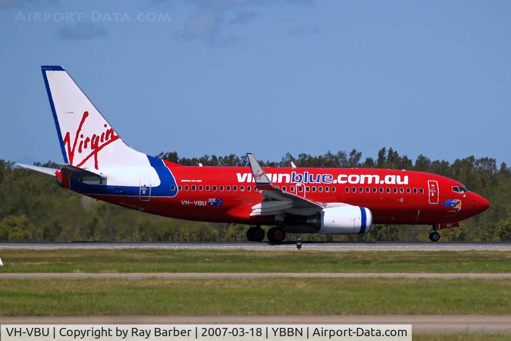 VH-VBU, 2003 Boeing 737-76Q C/N 30288, Boeing 737-76Q [30288] (Virgin Blue) Brisbane-International~VH 18/03/2007