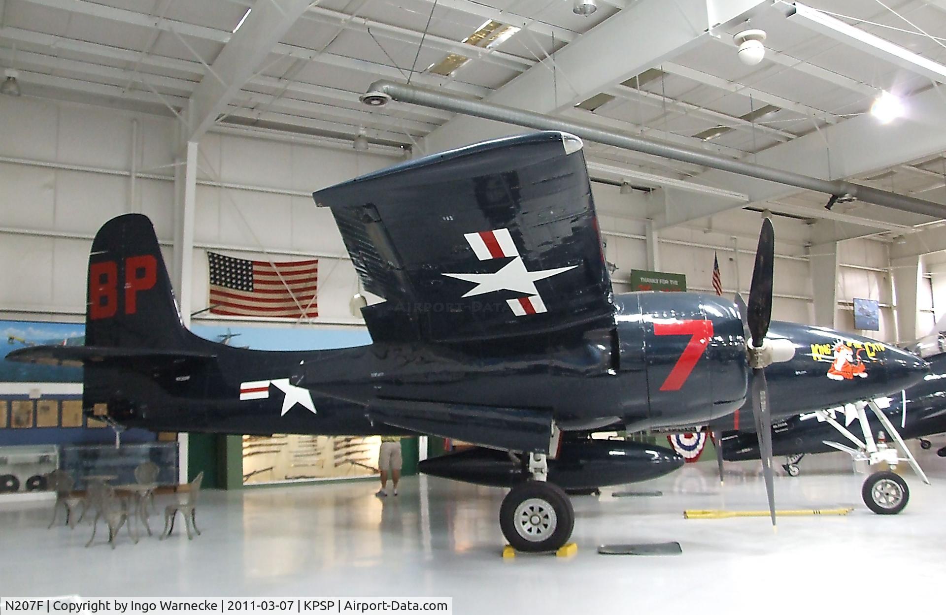 N207F, 1945 Grumman F7F-3 Tigercat C/N C.154, Grumman F7F-3 Tigercat at the Palm Springs Air Museum, Palm Springs CA