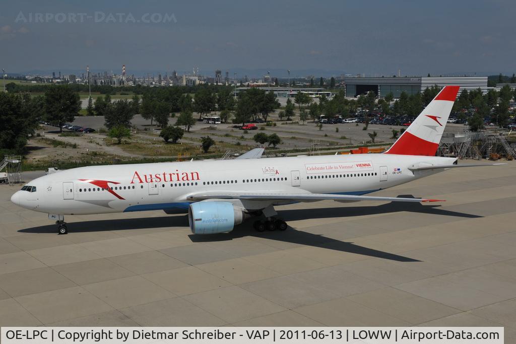 OE-LPC, 2002 Boeing 777-2Z9/ER C/N 29313, Austrian Airlines Boeing 777-200