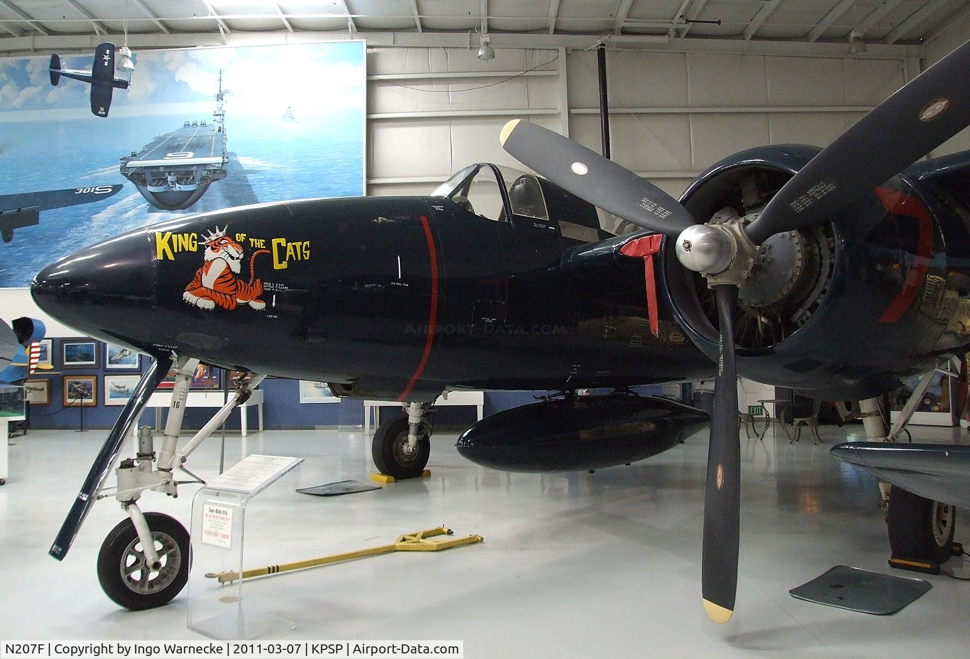 N207F, 1945 Grumman F7F-3 Tigercat C/N C.154, Grumman F7F-3 Tigercat at the Palm Springs Air Museum, Palm Springs CA