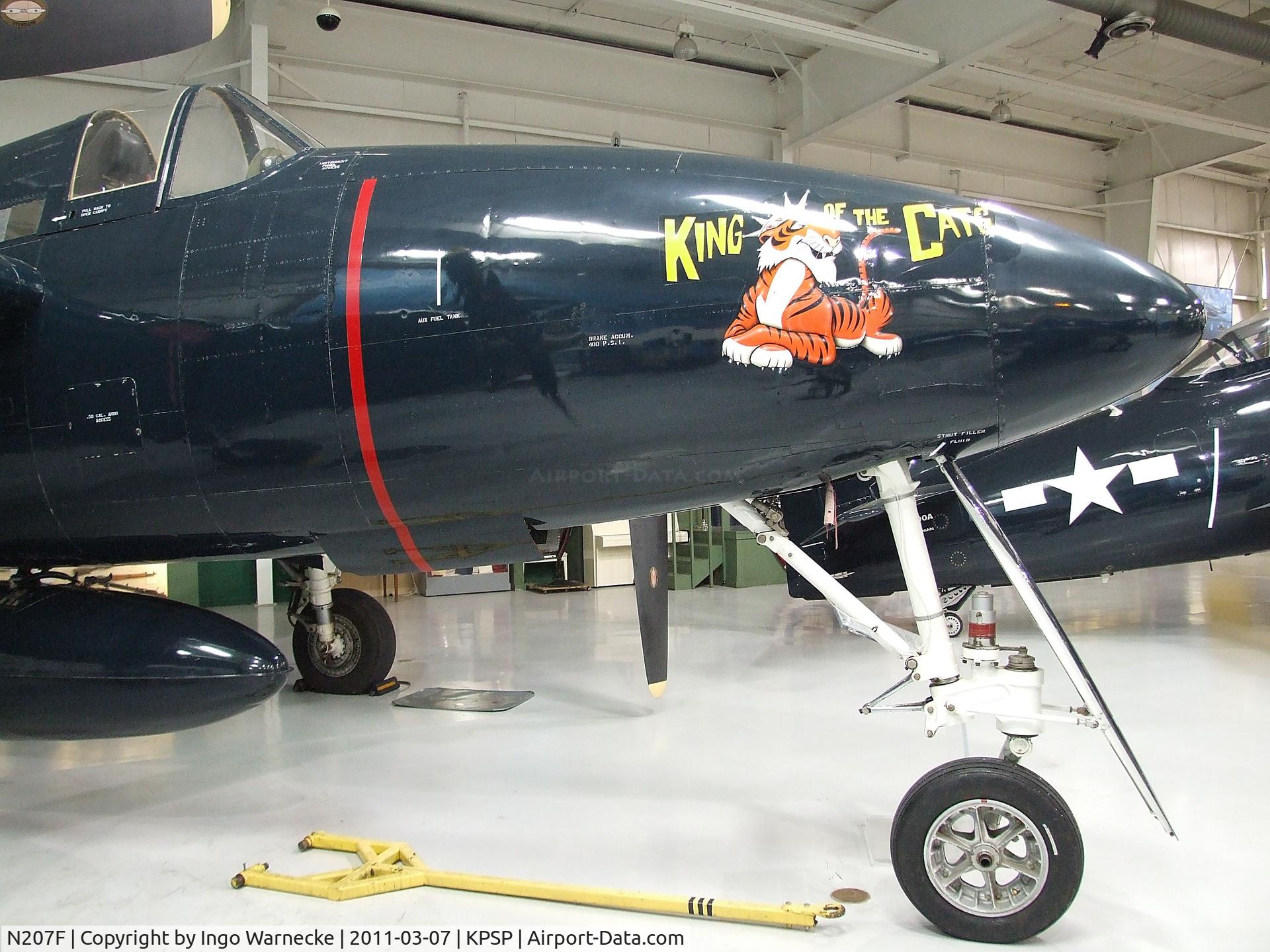 N207F, 1945 Grumman F7F-3 Tigercat C/N C.154, Grumman F7F-3 Tigercat at the Palm Springs Air Museum, Palm Springs CA