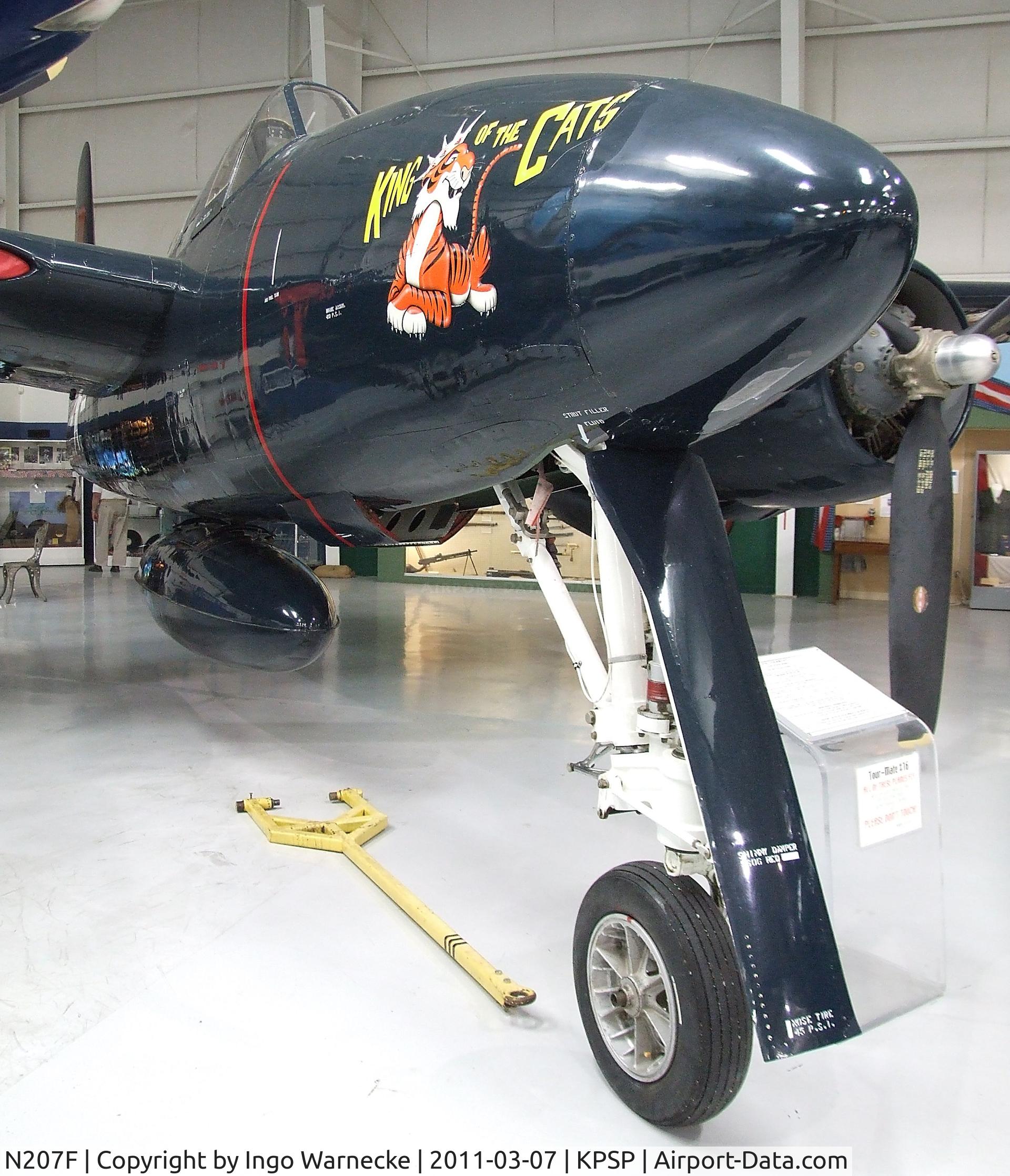 N207F, 1945 Grumman F7F-3 Tigercat C/N C.154, Grumman F7F-3 Tigercat at the Palm Springs Air Museum, Palm Springs CA