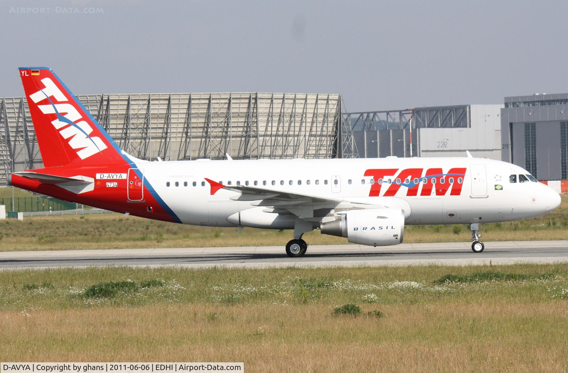 D-AVYA, 2011 Airbus A319-112 C/N 4734, to become PR-MYL