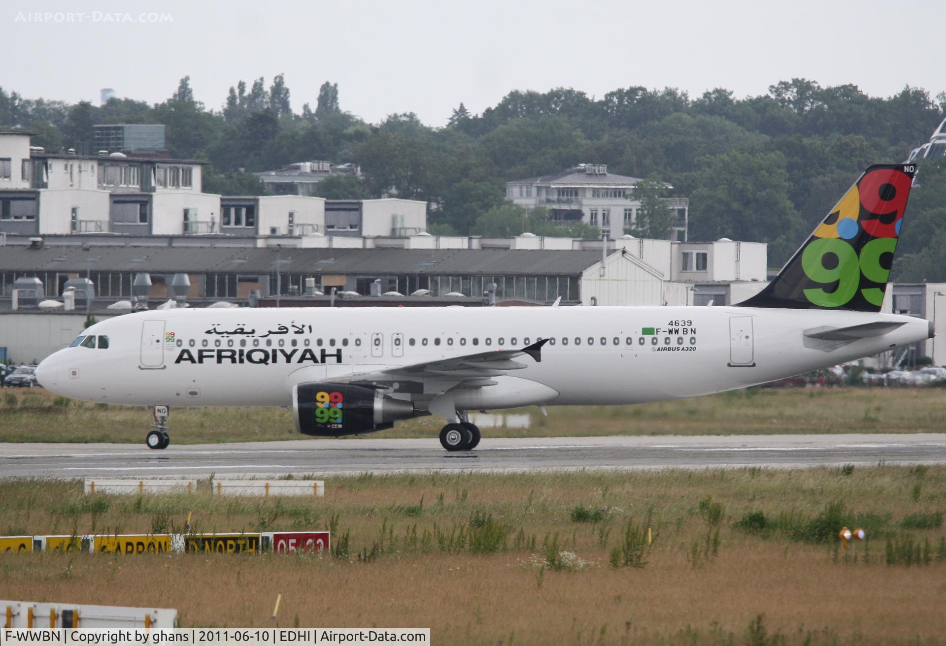 F-WWBN, 2011 Airbus A320-214 C/N 4639, to become 5A-ONO