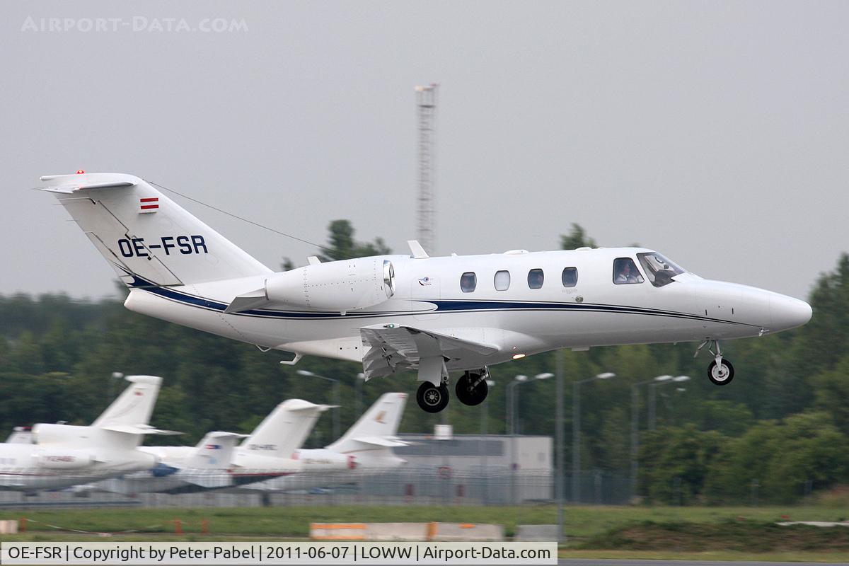 OE-FSR, Cessna 525 CitationJet CJ1+ C/N 525-0635, VIE