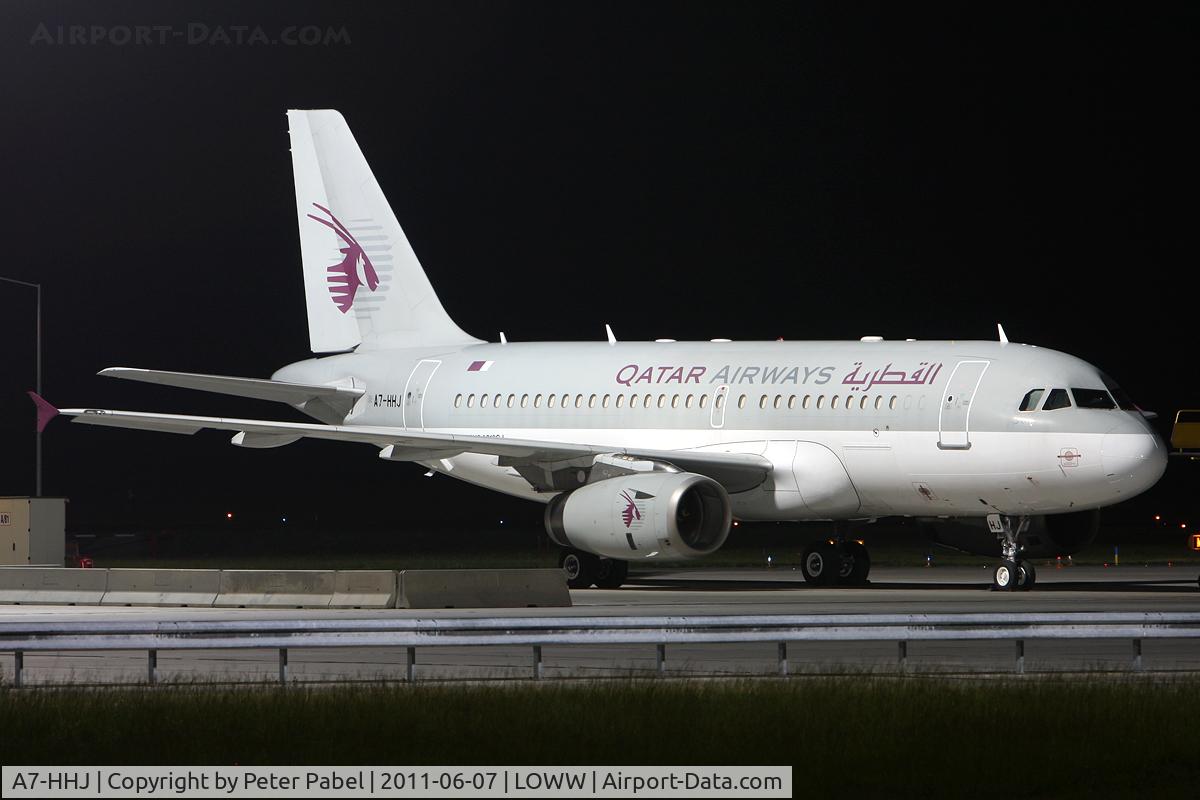 A7-HHJ, 2000 Airbus A319-133XCJ C/N 1335, VIE