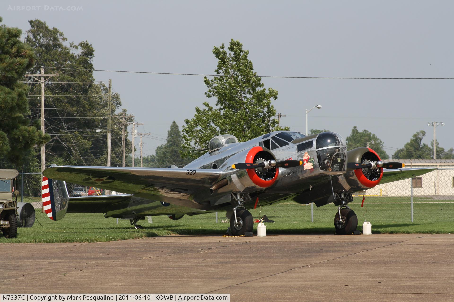 N7337C, 1943 Beech AT-11 Kansan C/N 4597, Beech AT-11