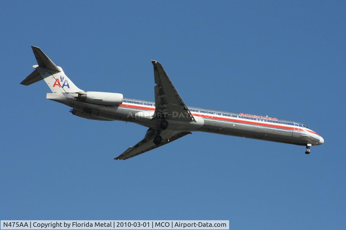 N475AA, 1988 McDonnell Douglas MD-82 (DC-9-82) C/N 49650, American MD-82