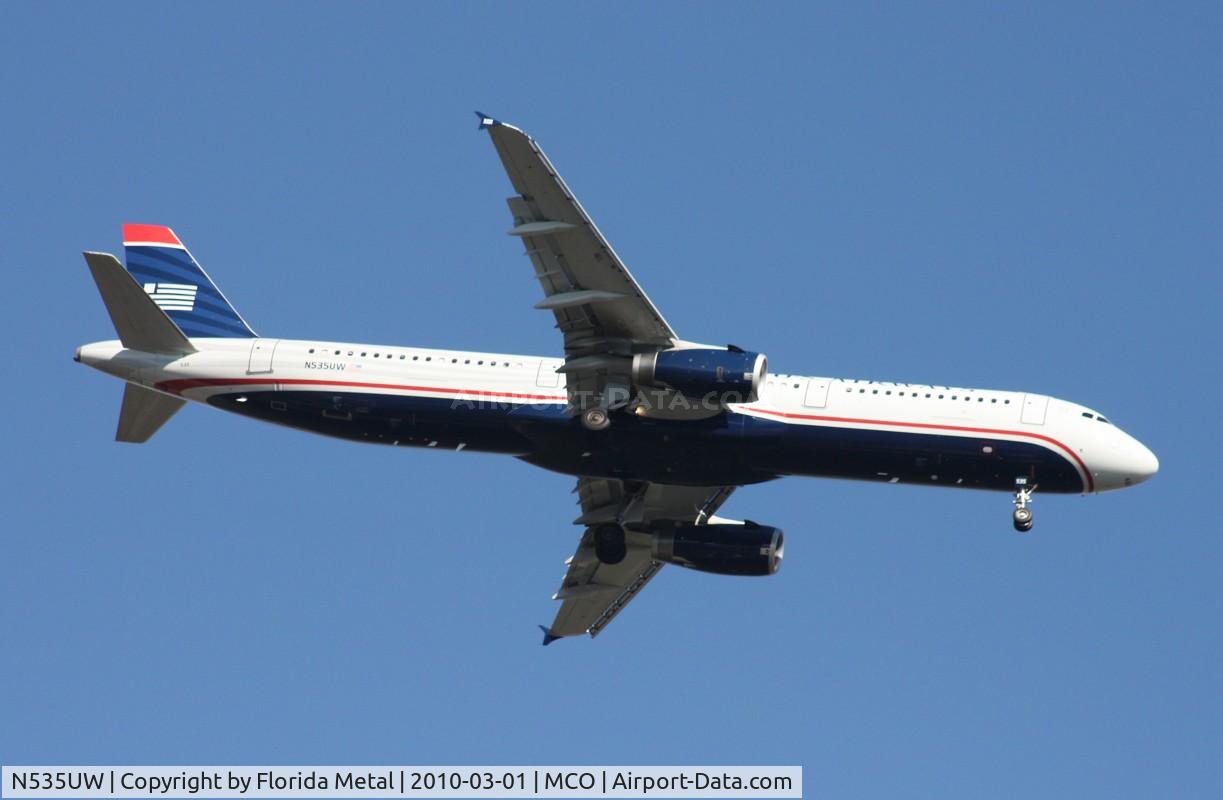 N535UW, 2009 Airbus A321-231 C/N 3993, US Airways A321