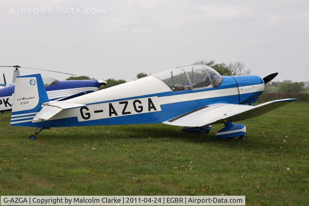 G-AZGA, 1959 Jodel D-120A Paris-Nice C/N 144, Wassmer D-120 Paris-Nice at Breighton Airfield, UK in April 2011.