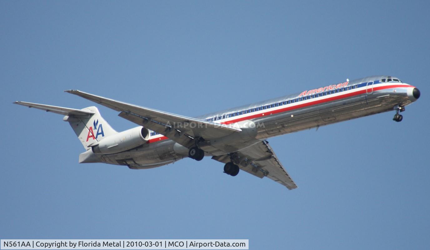 N561AA, 1991 McDonnell Douglas MD-82 (DC-9-82) C/N 53091, American MD-82