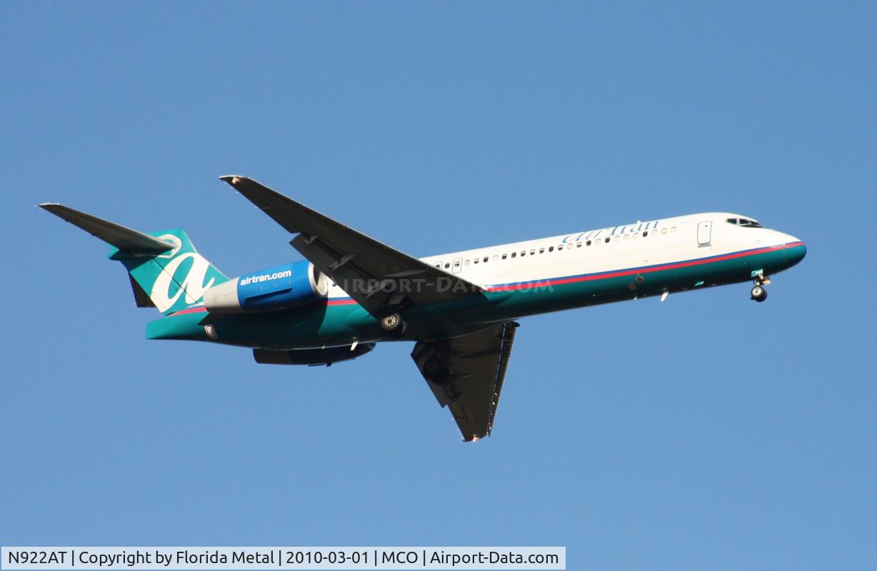 N922AT, 2005 Boeing 717-200 C/N 55050, Air Tran 717