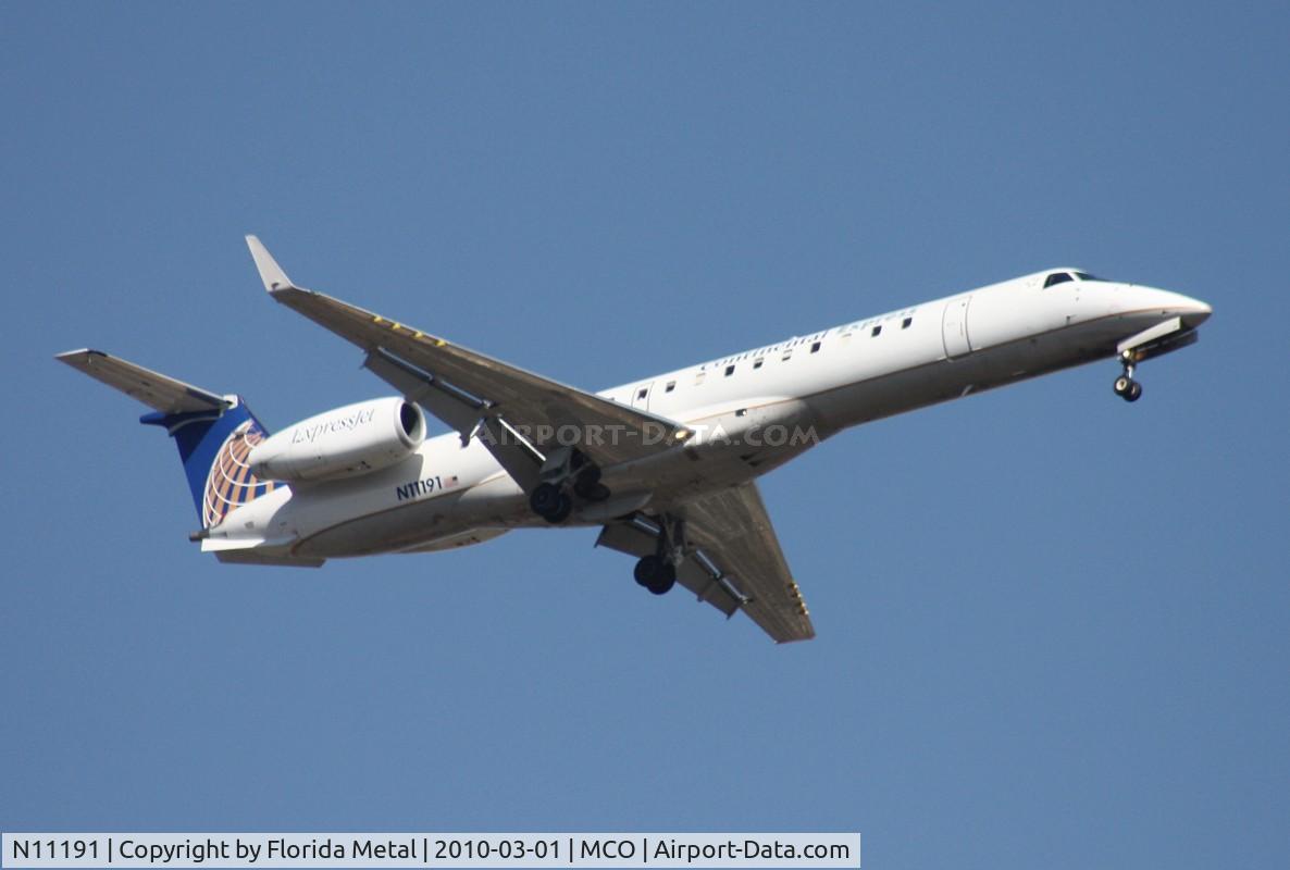 N11191, 2005 Embraer ERJ-145XR (EMB-145XR) C/N 14500935, Continental Express Jet E145XR