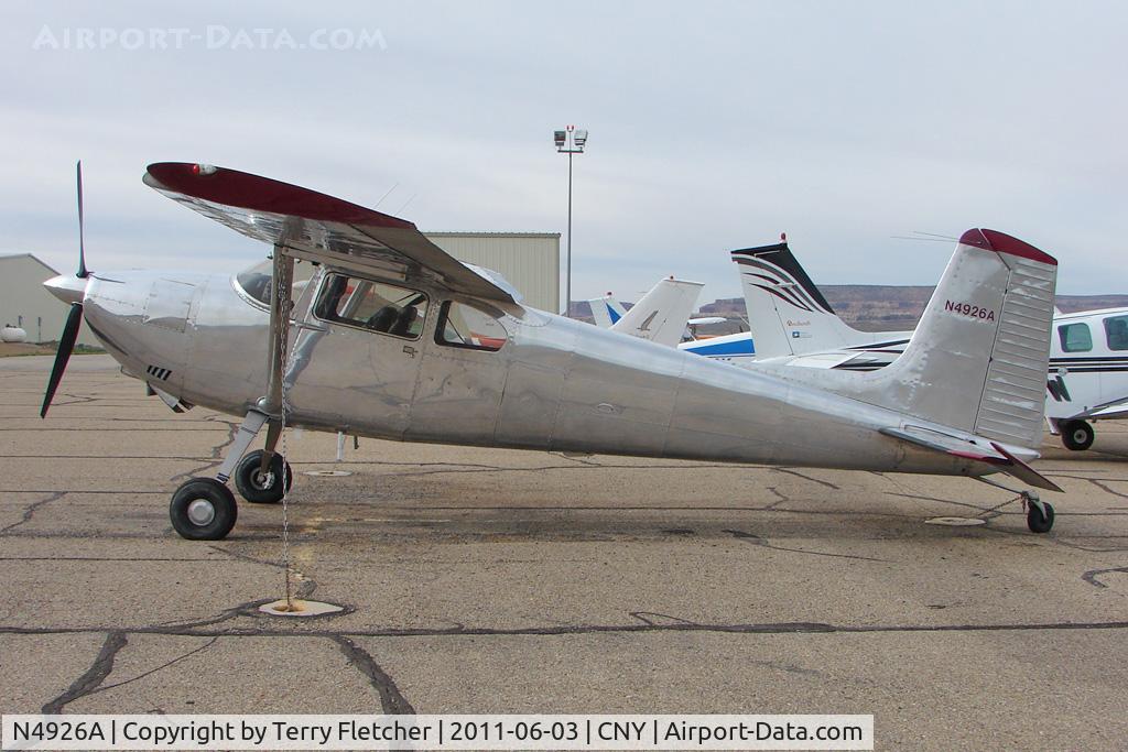 N4926A, 1956 Cessna 180 C/N 32323, 1956 Cessna 180, c/n: 32323 at Moab