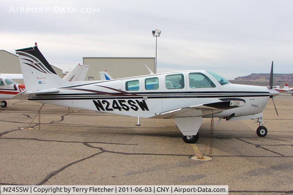 N245SW, 1982 Beech A36 Bonanza 36 C/N E-2018, 1982 Beech A36, c/n: E-2018 at Moab