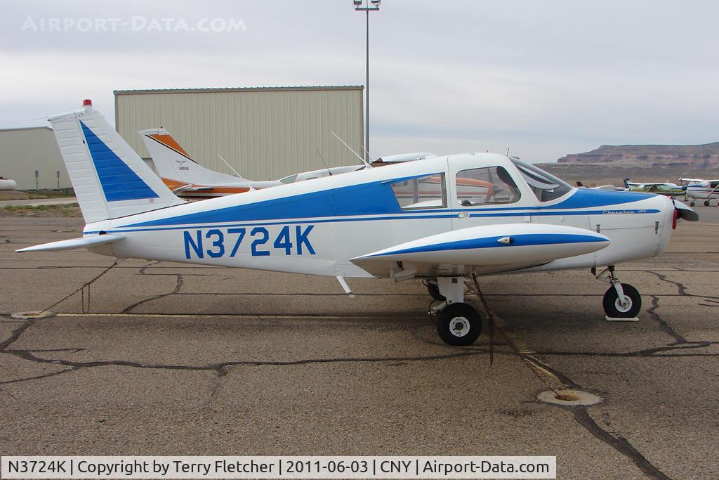 N3724K, 1967 Piper PA-28-140 C/N 28-23703, 1967 Piper PA-28-140, c/n: 28-23703 at Moab