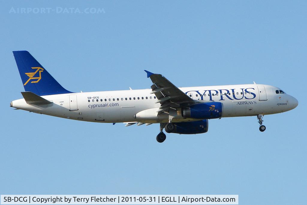 5B-DCG, 2010 Airbus A320-232 C/N 4197, Cyprus Airways ' 2010 Airbus A320-232, c/n: 4197 at Heathrow