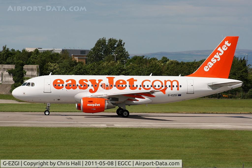 G-EZGI, 2011 Airbus A319-111 C/N 4693, easyJet