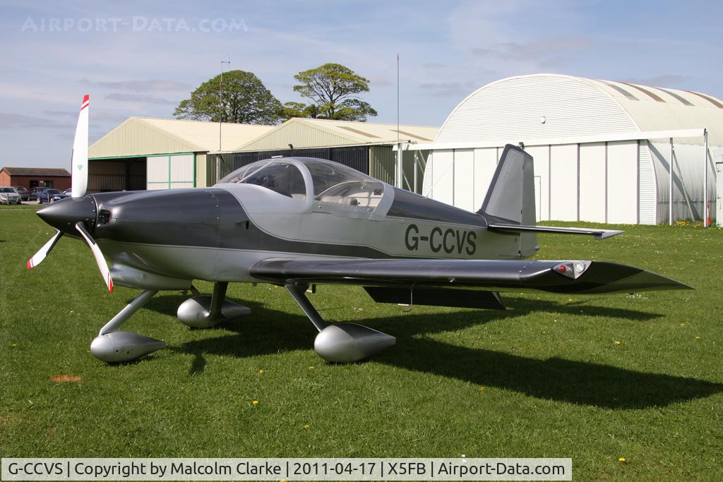 G-CCVS, 2010 Vans RV-6A C/N PFA 181A-13413, Vans RV-6A  at Fishburn Airfield, UK in April 2011.