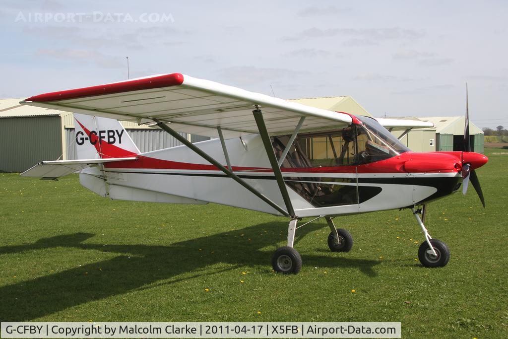 G-CFBY, 2008 Skyranger Swift 912S(1) C/N BMAA/HB/562, Skyranger Swift 912S(1) at Fishburn Airfield, UK in April 2011.