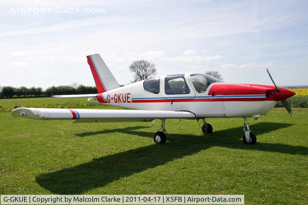 G-GKUE, 1990 Socata TB-9 Tampico C/N 1129, Socata TB9 Tobago at Fishburn Airfield, UK in April 2011.