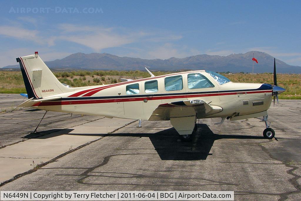 N6449N, 1982 Beech B36TC Bonanza C/N EA-298, 1982 Beech B36TC, c/n: EA-298 at Blanding UT