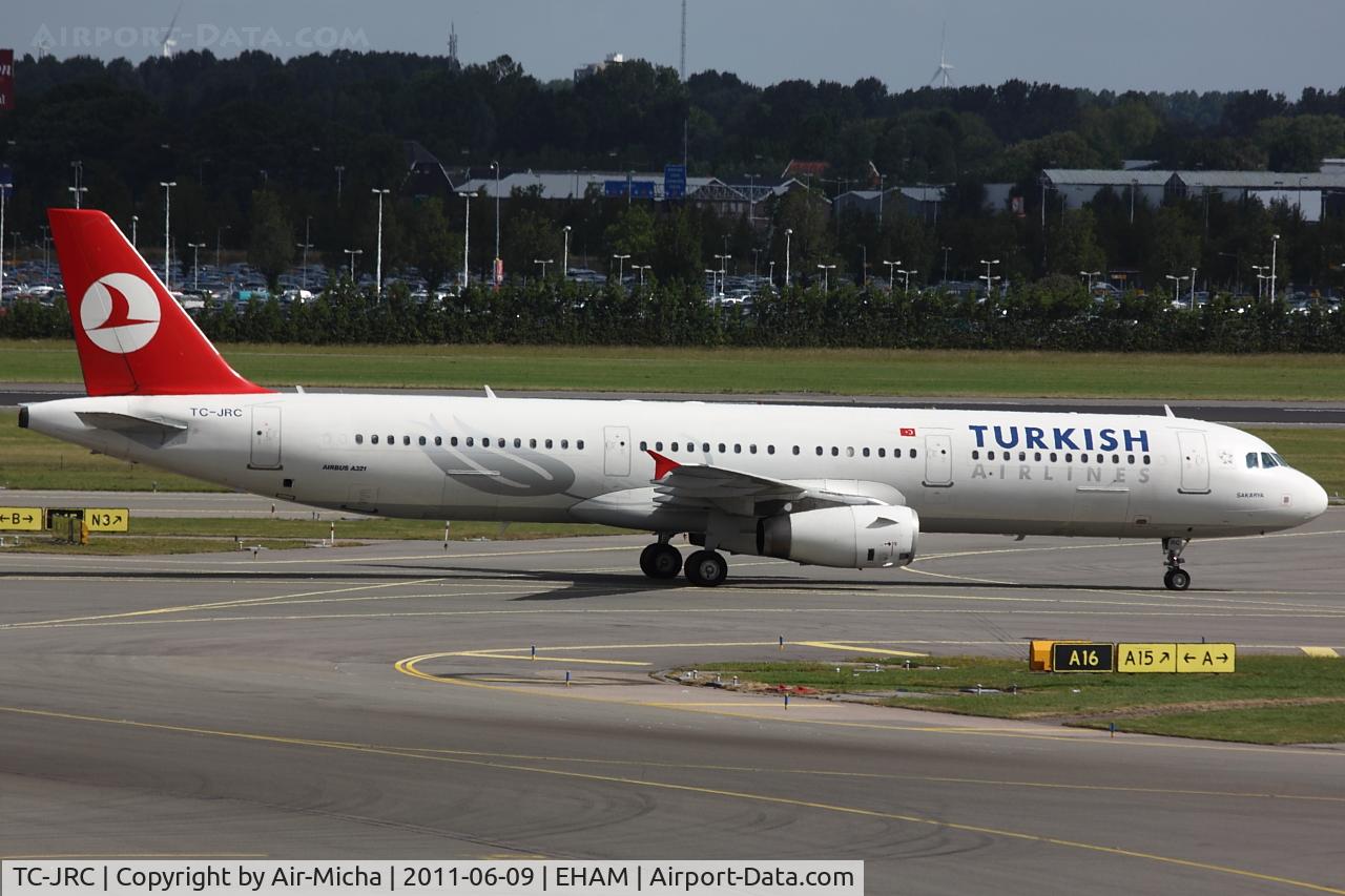 TC-JRC, 2006 Airbus A321-231 C/N 2999, Turkish Airlines, Name: Sakarya