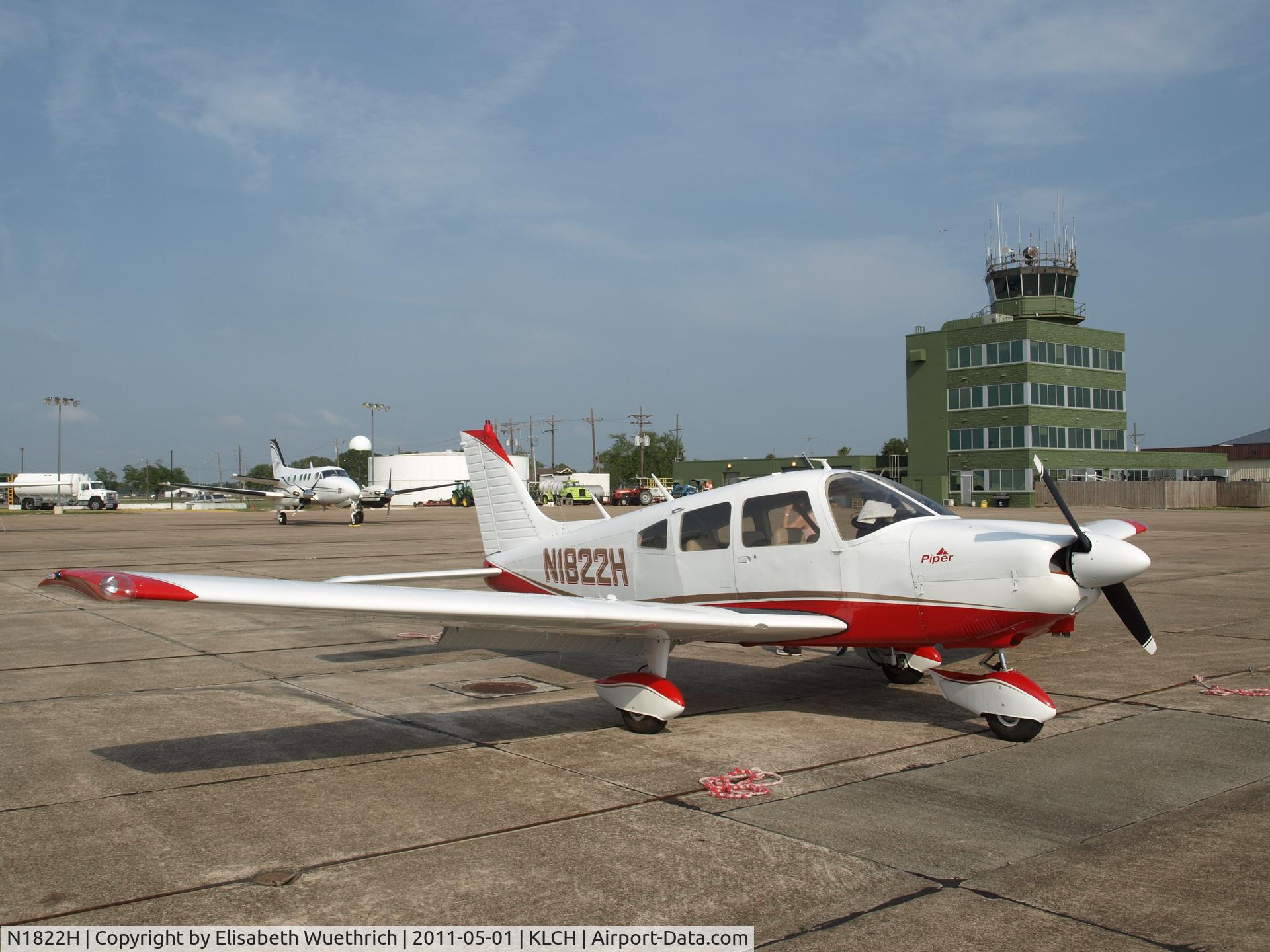 N1822H, 1977 Piper PA-28-181 C/N 28-7790345, Lake Charles Regional Airport, Louisiana