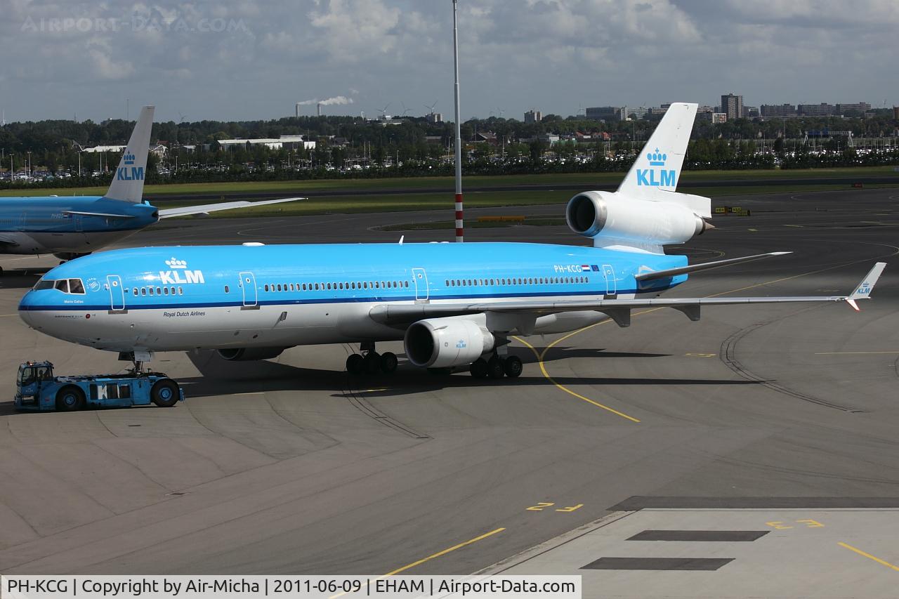 PH-KCG, 1995 McDonnell Douglas MD-11 C/N 48561, KLM Royal Dutch Airlines
