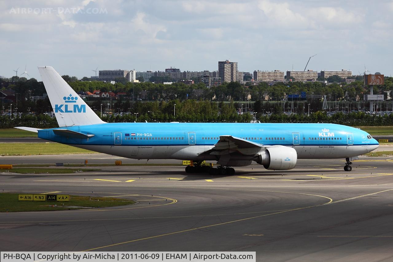 PH-BQA, 2003 Boeing 777-206/ER C/N 33711, KLM Royal Dutch Airlines