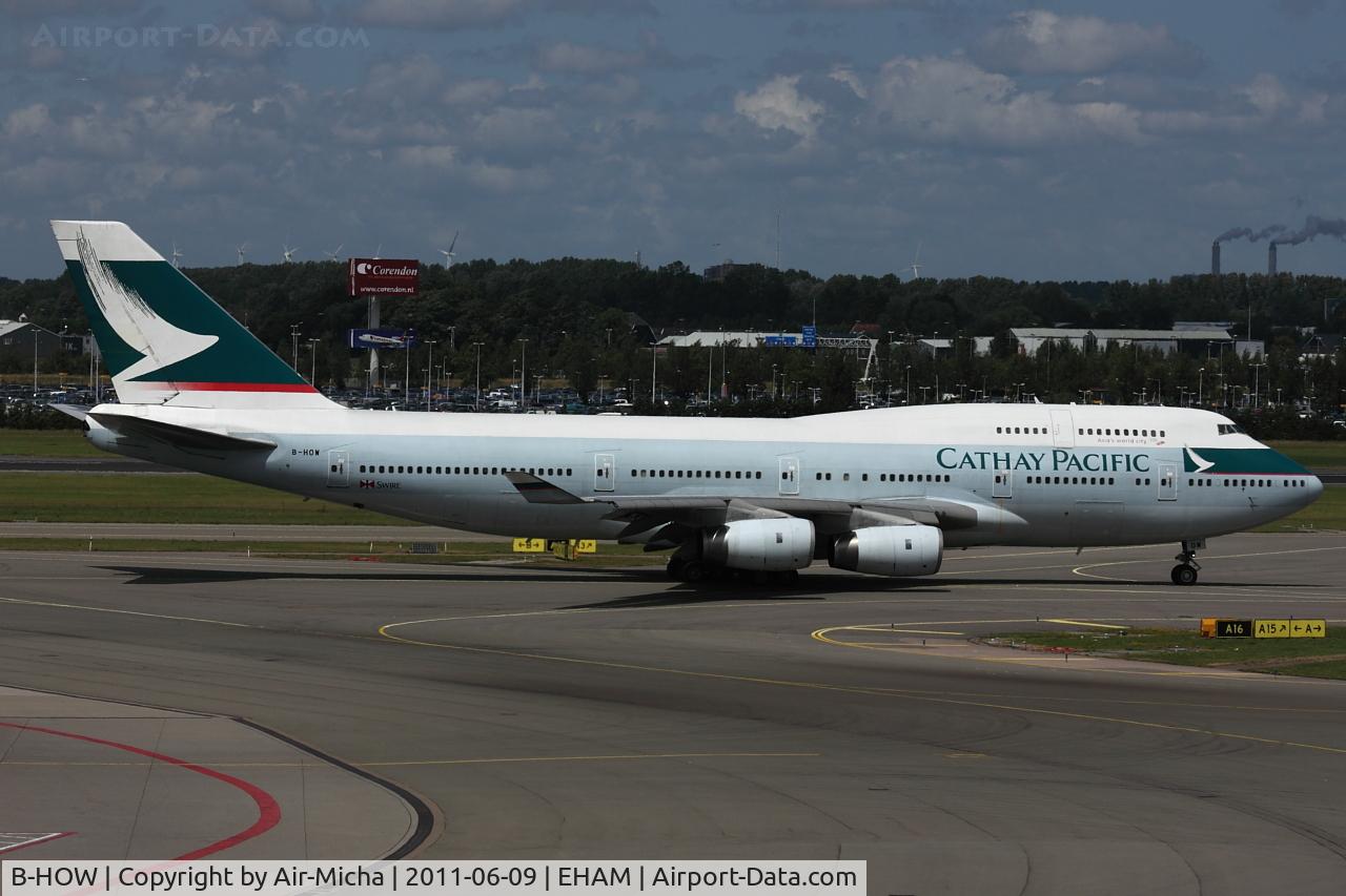 B-HOW, 1991 Boeing 747-467 C/N 25211, Cathay Pacific Airways
