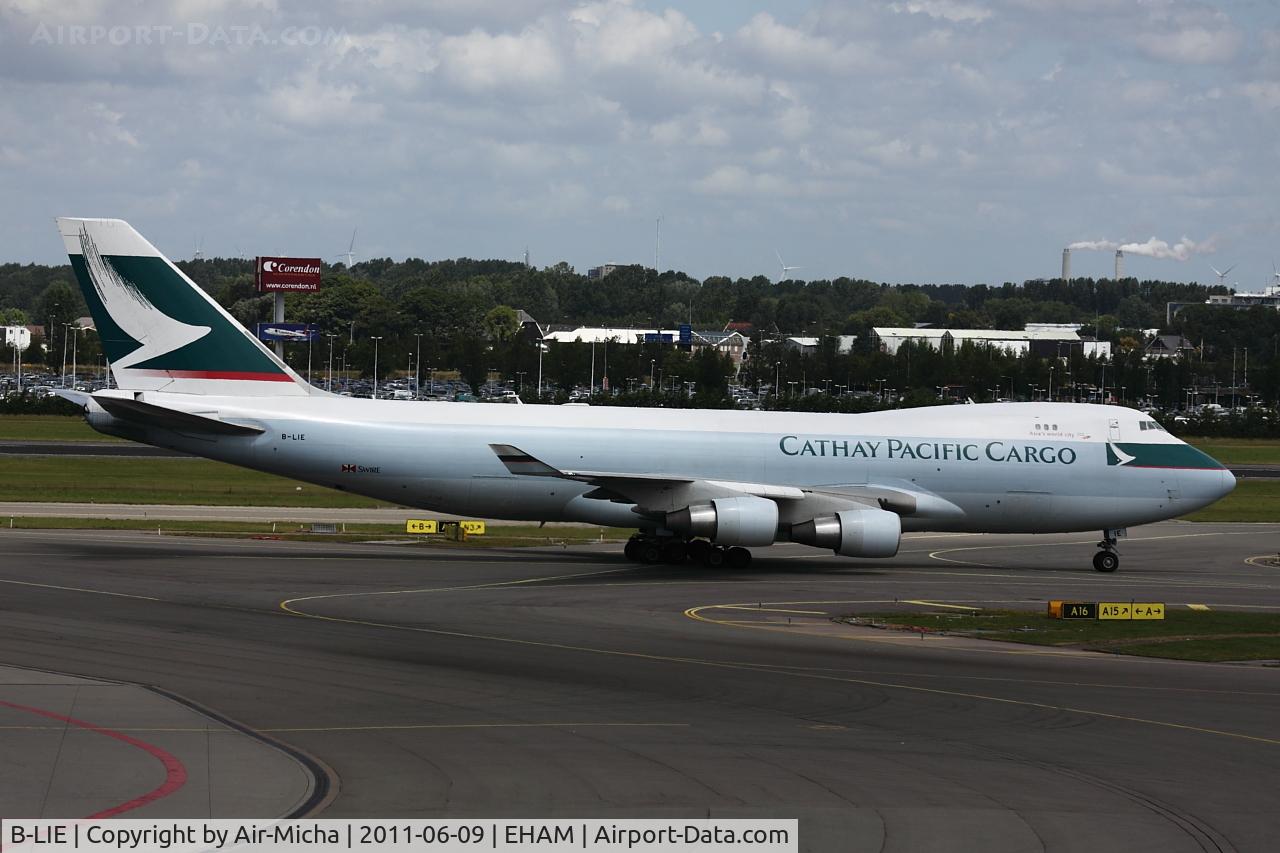 B-LIE, 2009 Boeing 747-467ERF C/N 36870, Cathay Pacific Airways