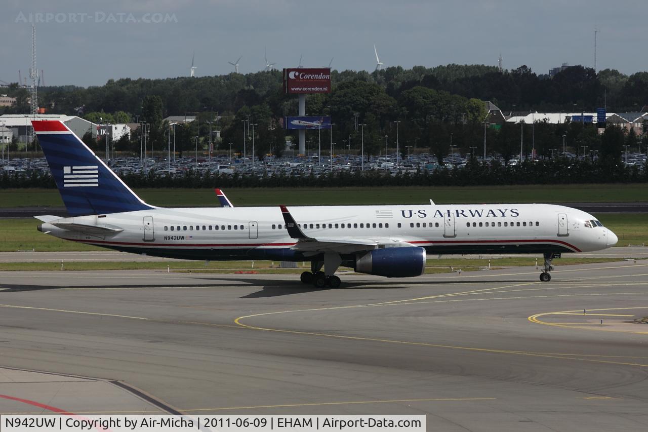N942UW, 1995 Boeing 757-2B7 C/N 27807, US Airways
