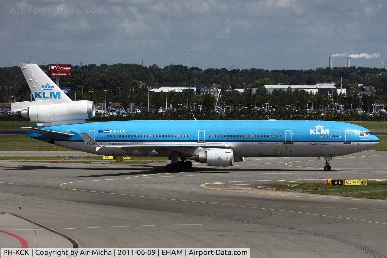 PH-KCK, 1997 McDonnell Douglas MD-11 C/N 48564, KLM Royal Dutch Airlines