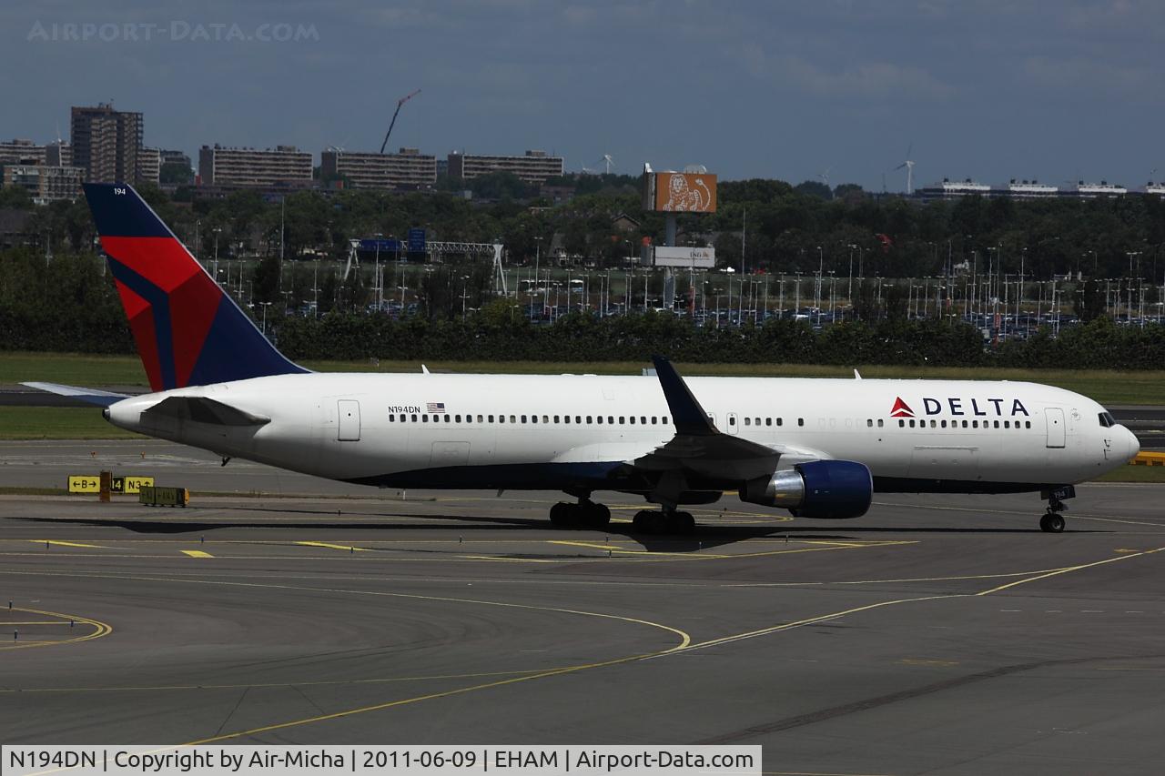 N194DN, 1997 Boeing 767-332 C/N 28451, Delta Air Lines