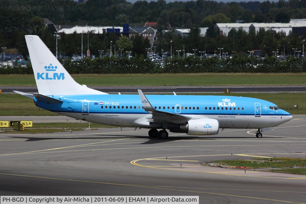 PH-BGD, 2008 Boeing 737-7K2 C/N 30366, KLM Royal Dutch Airlines