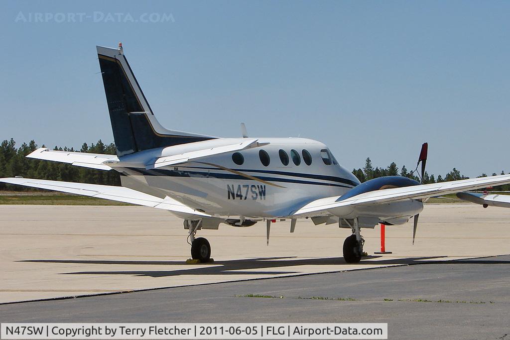 N47SW, 1983 Beech C90 King Air C/N LJ-1057, 1983 Beech C90, c/n: LJ-1057 at Flagstaff