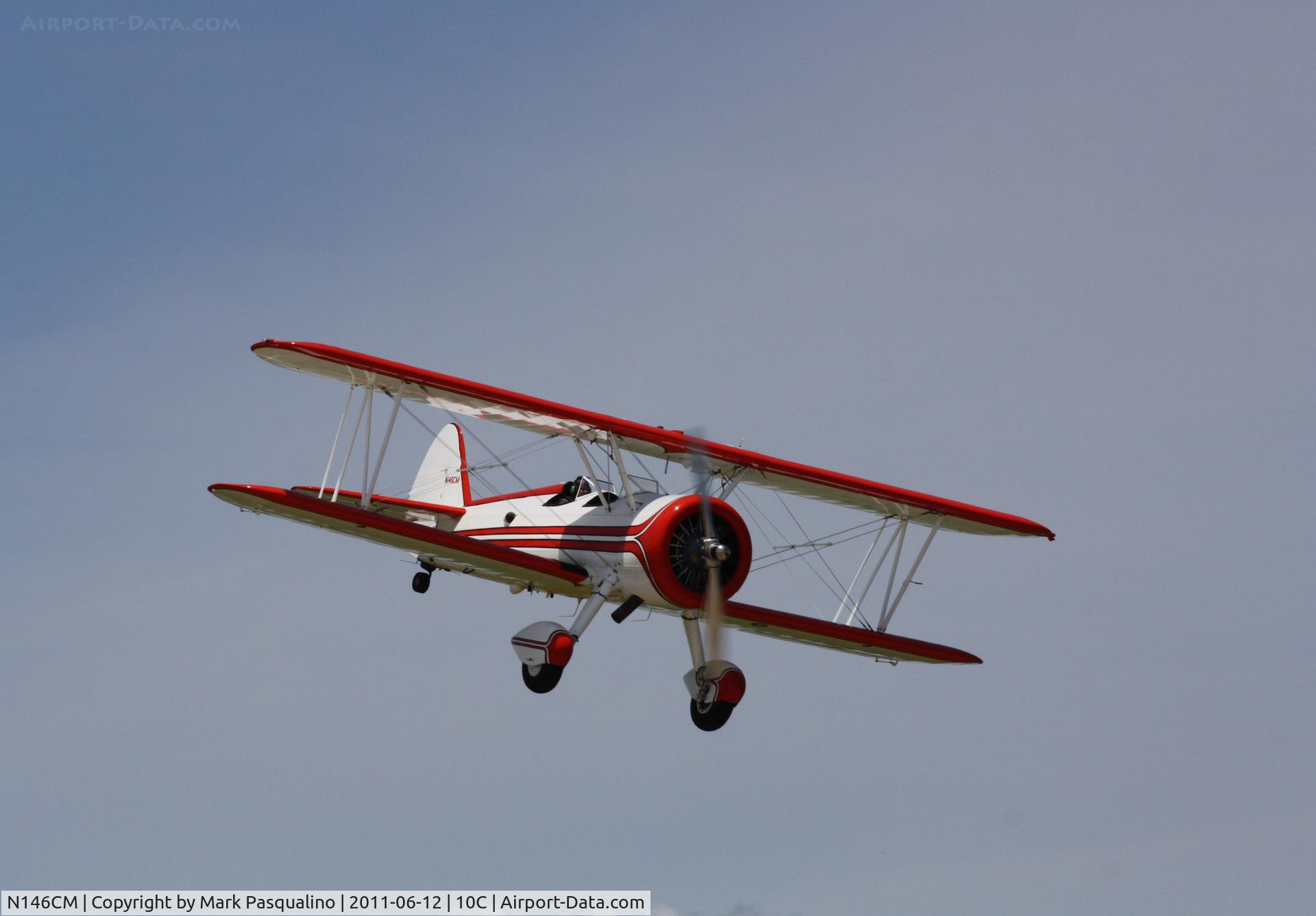 N146CM, 1942 Boeing A75N1 (PT-17) C/N 75-3268, Stearman