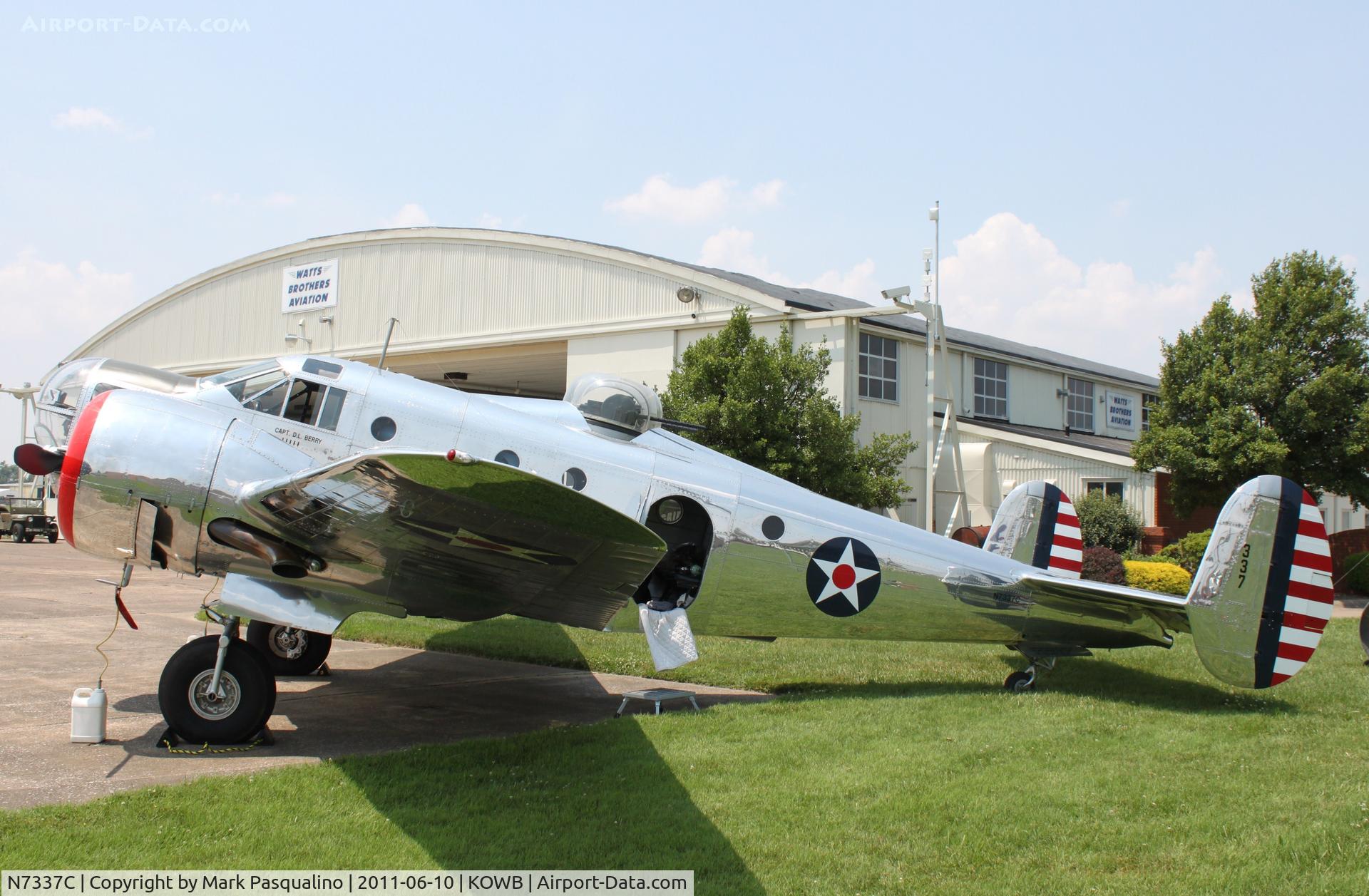 N7337C, 1943 Beech AT-11 Kansan C/N 4597, Beech AT-11