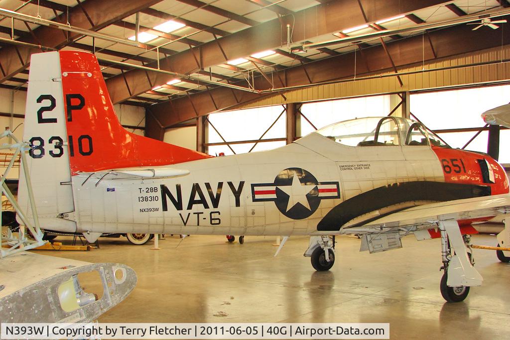 N393W, 1954 North American T-28B Trojan C/N 200-381, 1954 North American T-28B, c/n: 138310 at Planes of Fame VALLE , AZ