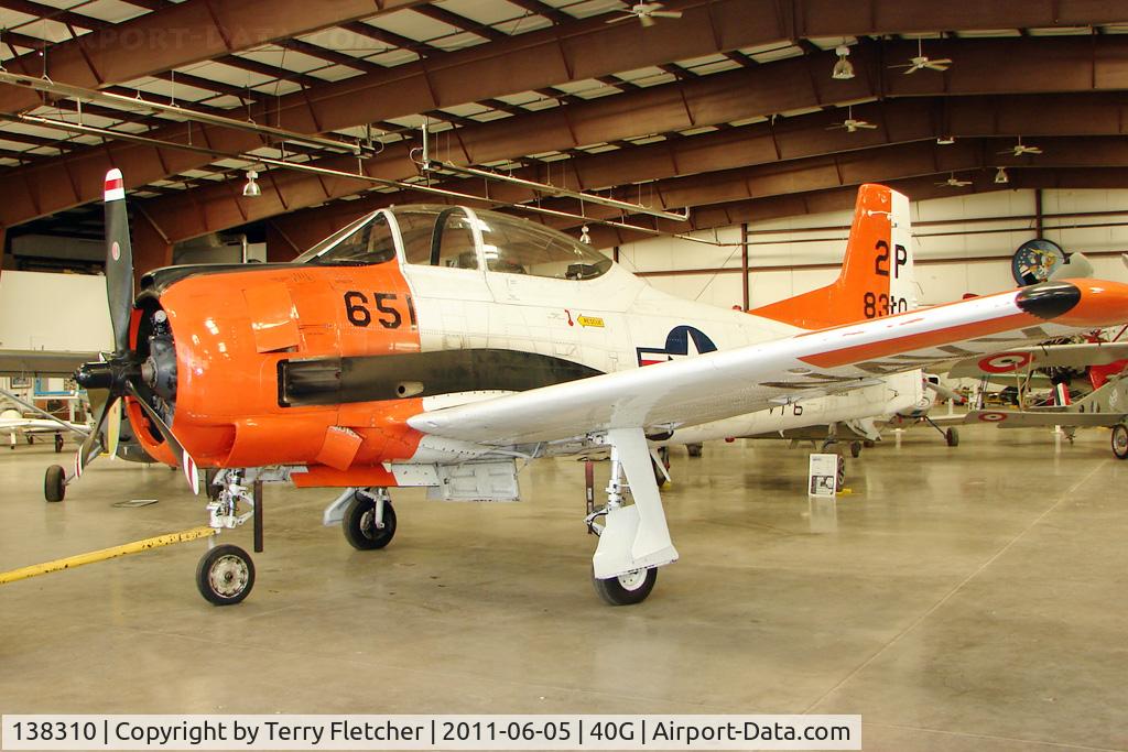 138310, 1954 North American T-28B Trojan C/N 200-381, 1954 North American T-28B, c/n: 138310 at Planes of Fame Museum Valle AZ